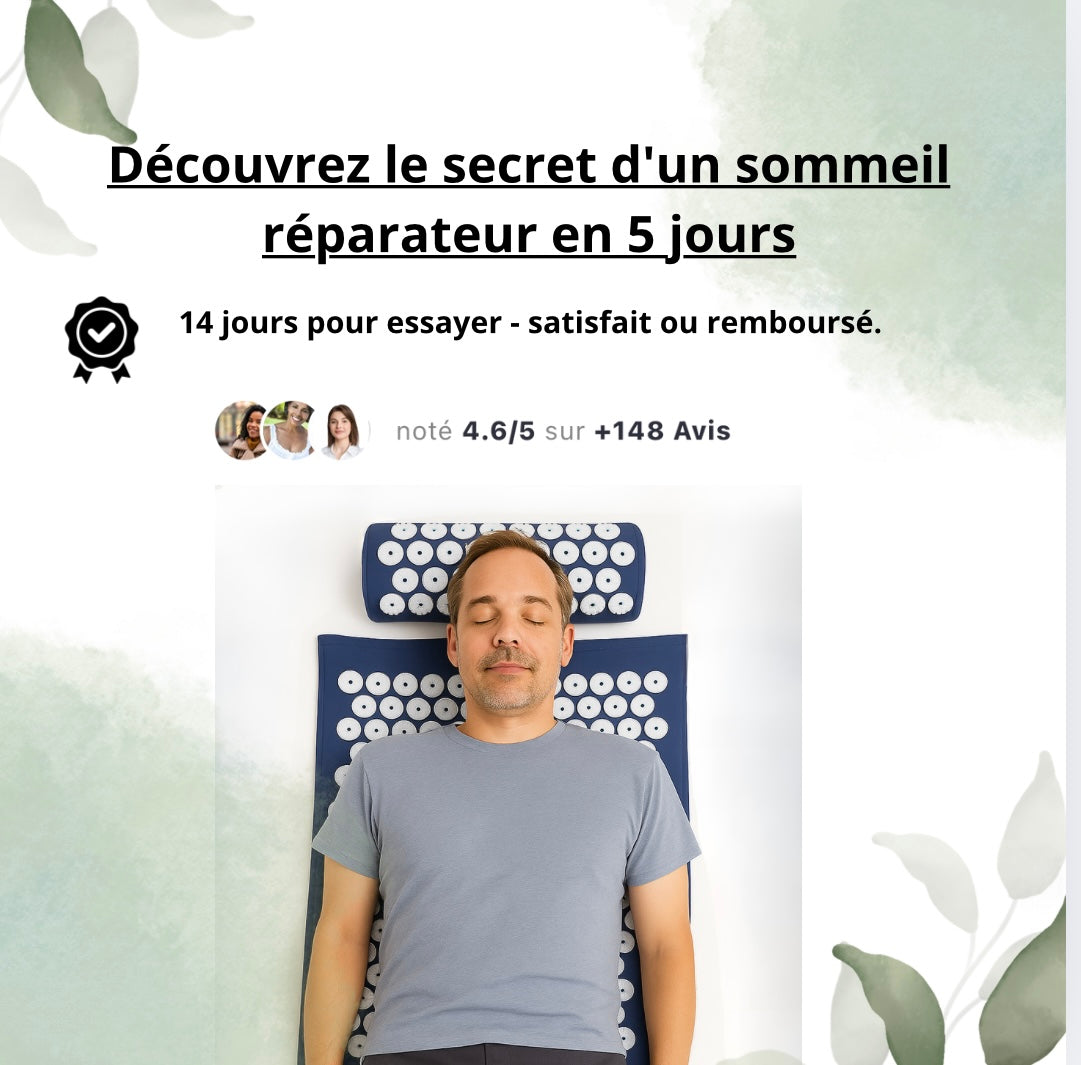 Tapis ZenMat™️ + oreillers ZenPillows™️